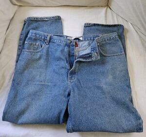 Sonoma Jeans Mens Adult Size 40x30 Blue Denim Straight Relaxed Cotton